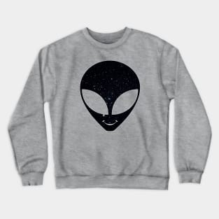 Space Alien Crewneck Sweatshirt